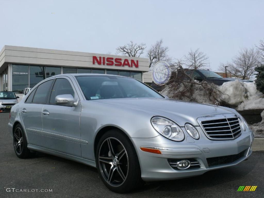 Iridium Silver Metallic 2008 Mercedes-Benz E 350 Sedan Exterior Photo #43515275