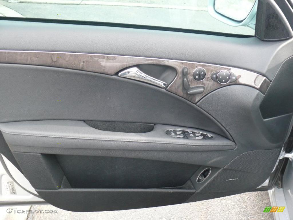 2008 Mercedes-Benz E 350 Sedan Black Door Panel Photo #43515351