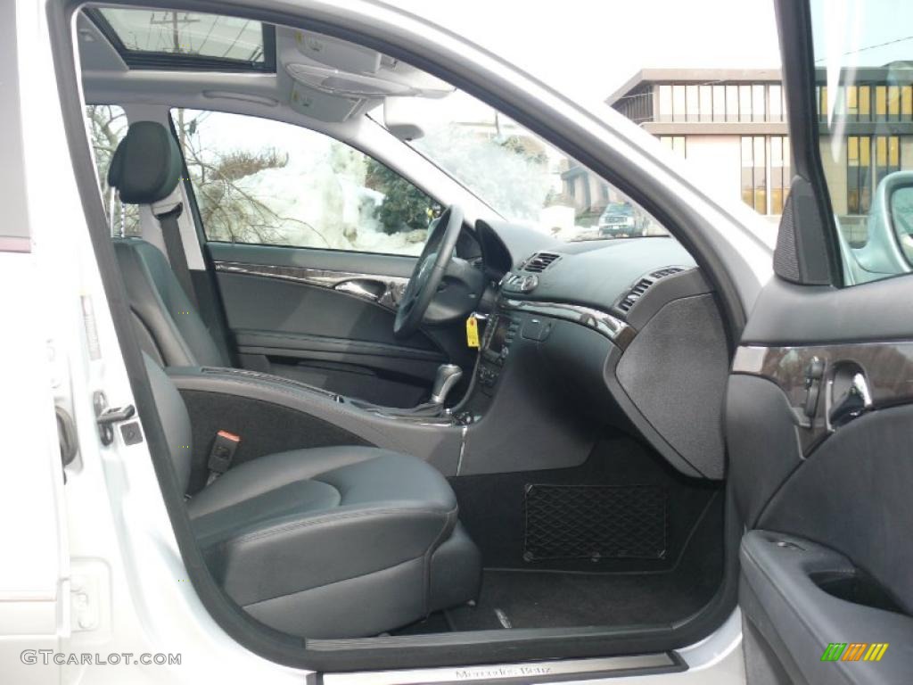 Black Interior 2008 Mercedes-Benz E 350 Sedan Photo #43515399
