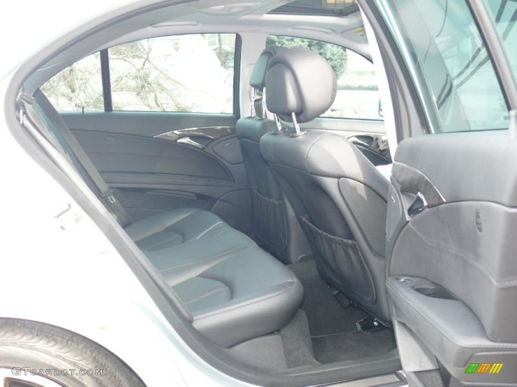 Black Interior 2008 Mercedes-Benz E 350 Sedan Photo #43515479