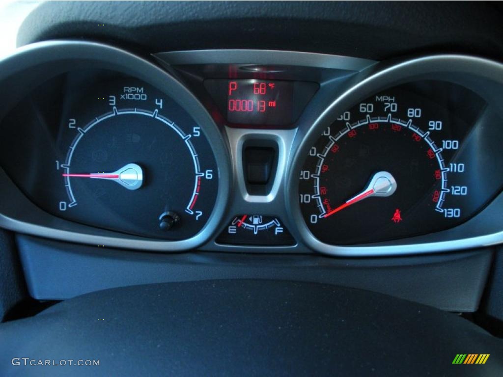 2011 Ford Fiesta SES Hatchback Gauges Photo #43518075