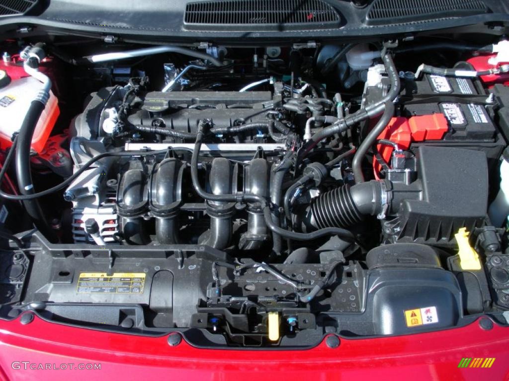 2011 Ford Fiesta SES Hatchback 1.6 Liter DOHC 16-Valve Ti-VCT Duratec 4 Cylinder Engine Photo #43518135