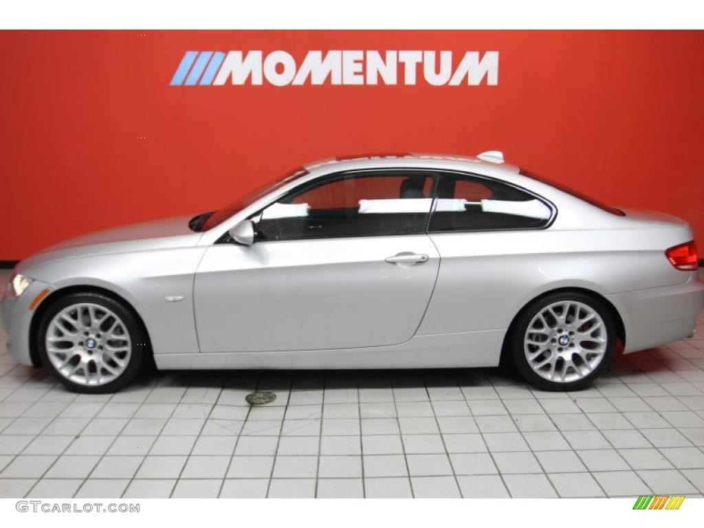 2009 3 Series 328i Coupe - Titanium Silver Metallic / Black photo #22