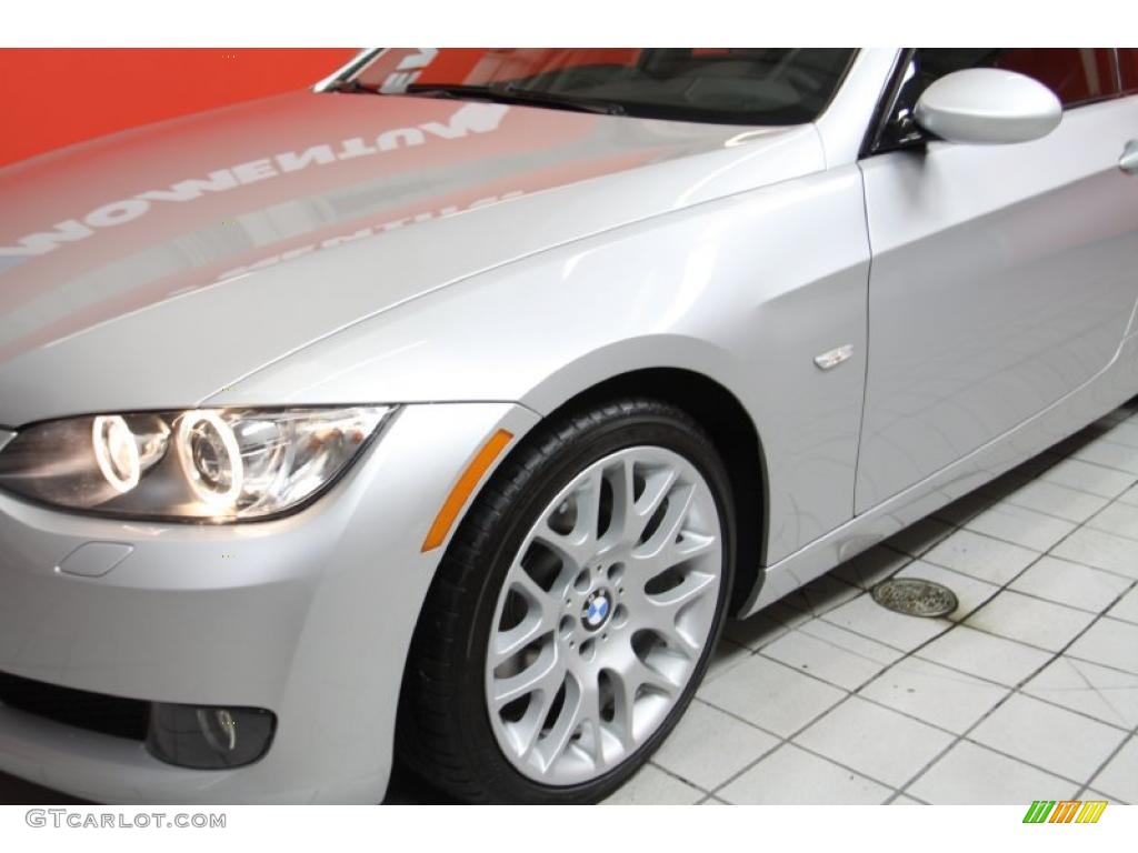 2009 3 Series 328i Coupe - Titanium Silver Metallic / Black photo #26