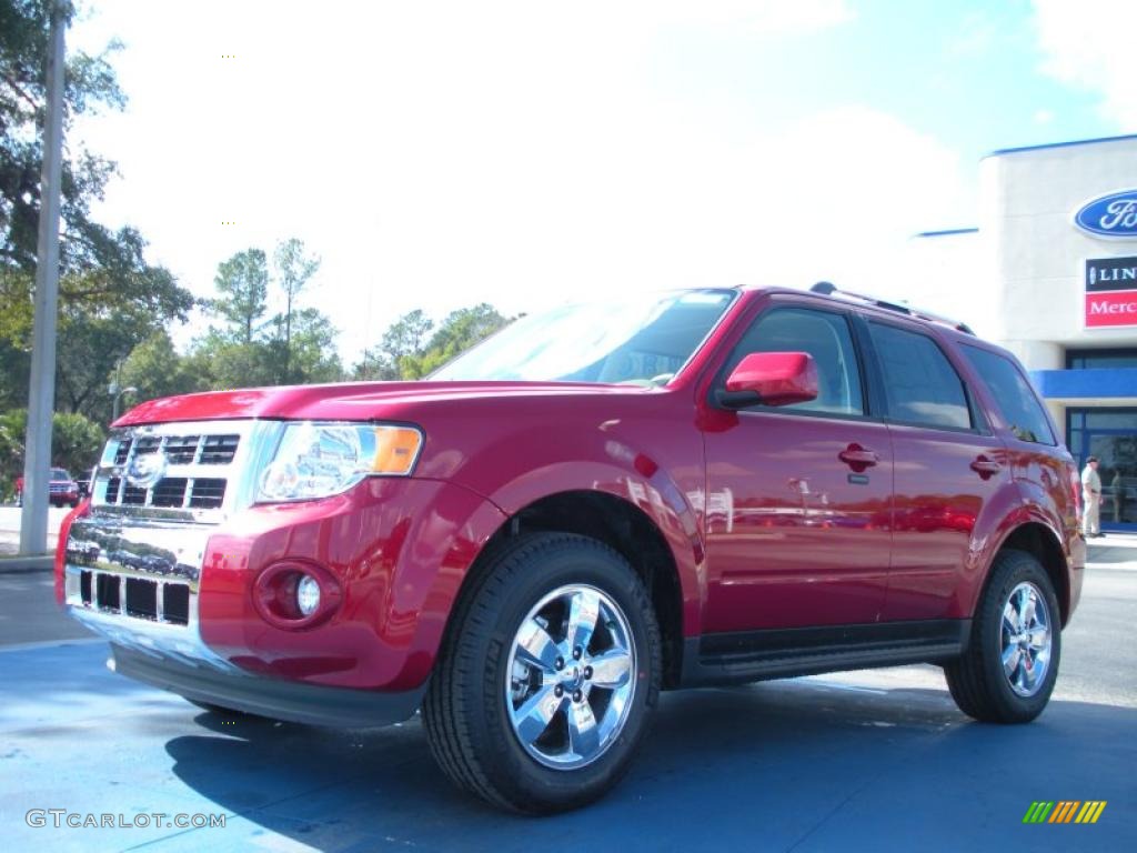 2011 Escape Limited - Sangria Red Metallic / Camel photo #1