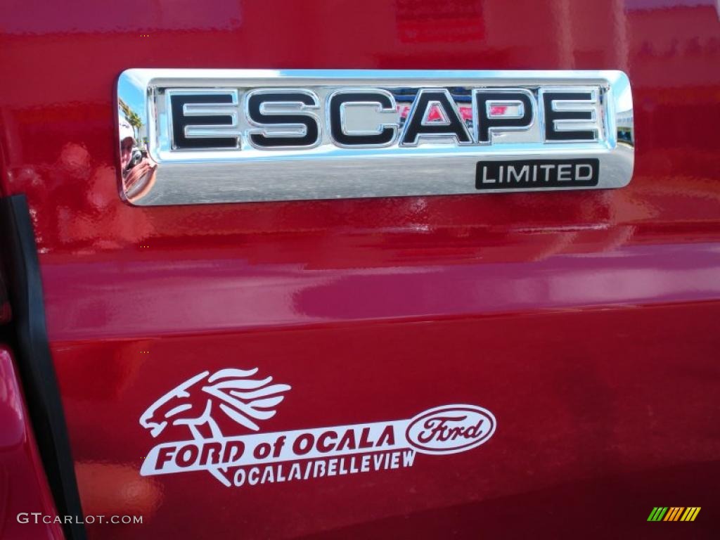 2011 Escape Limited - Sangria Red Metallic / Camel photo #4