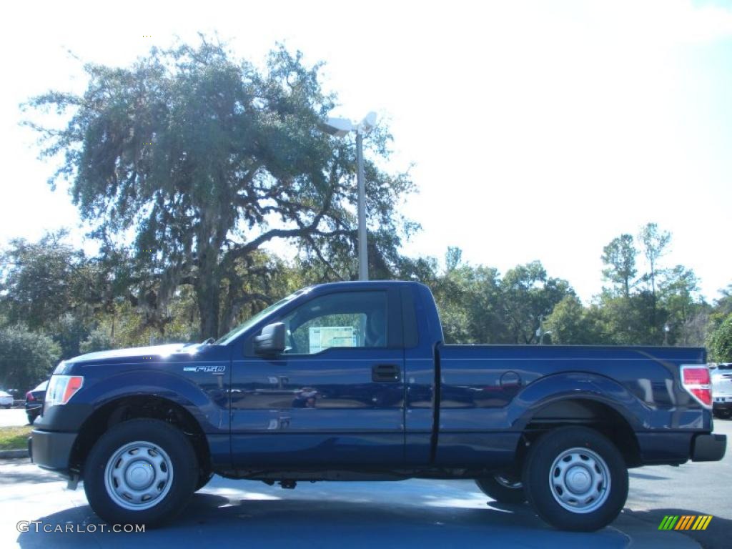 Dark Blue Pearl Metallic 2011 Ford F150 XL Regular Cab Exterior Photo #43519455