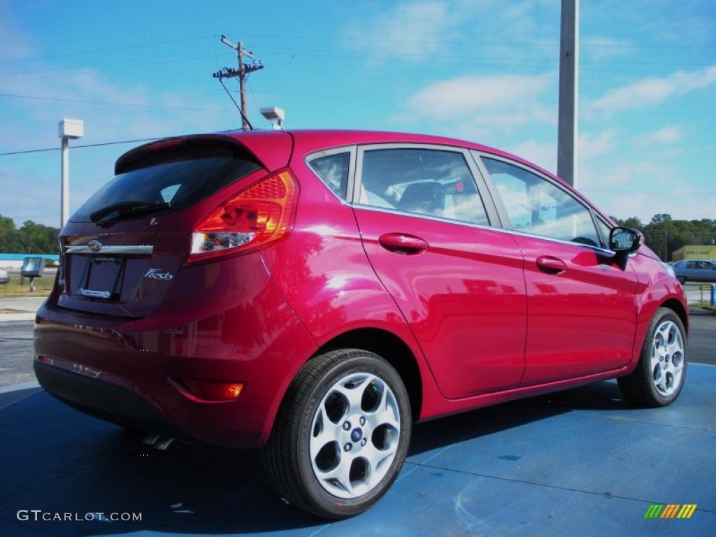 Bright Magenta Metallic 2011 Ford Fiesta SES Hatchback Exterior Photo #43519691