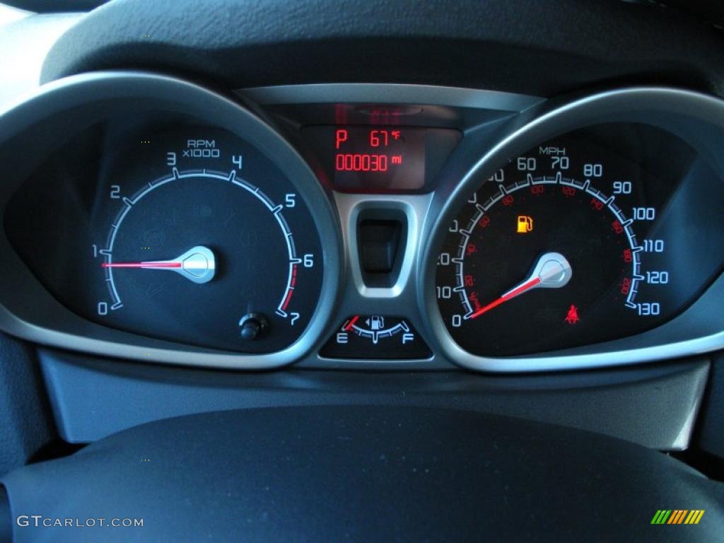 2011 Ford Fiesta SES Hatchback Gauges Photo #43519791