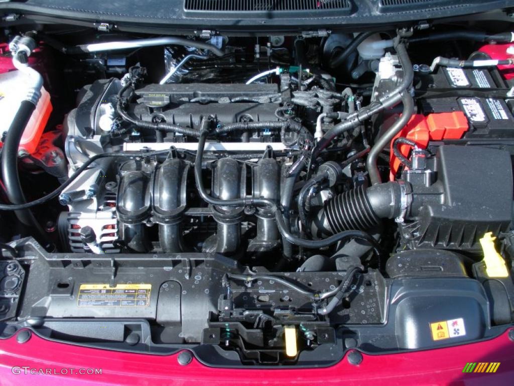 2011 Ford Fiesta SES Hatchback 1.6 Liter DOHC 16-Valve Ti-VCT Duratec 4 Cylinder Engine Photo #43519839