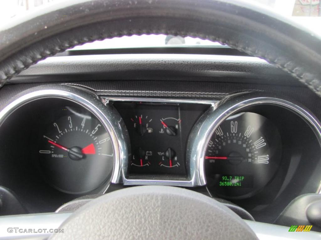 2008 Mustang V6 Premium Convertible - Alloy Metallic / Medium Parchment photo #8