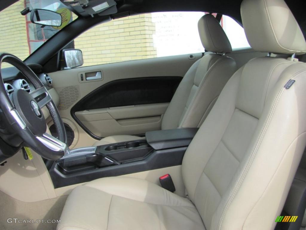 2008 Mustang V6 Premium Convertible - Alloy Metallic / Medium Parchment photo #12