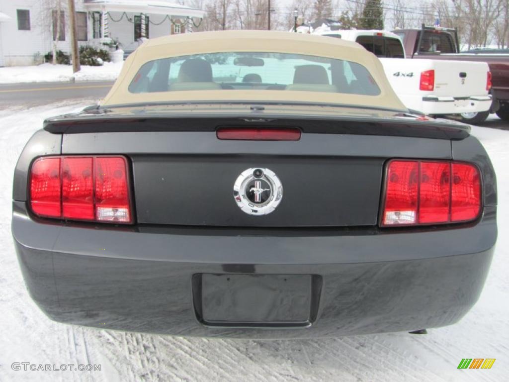 2008 Mustang V6 Premium Convertible - Alloy Metallic / Medium Parchment photo #16