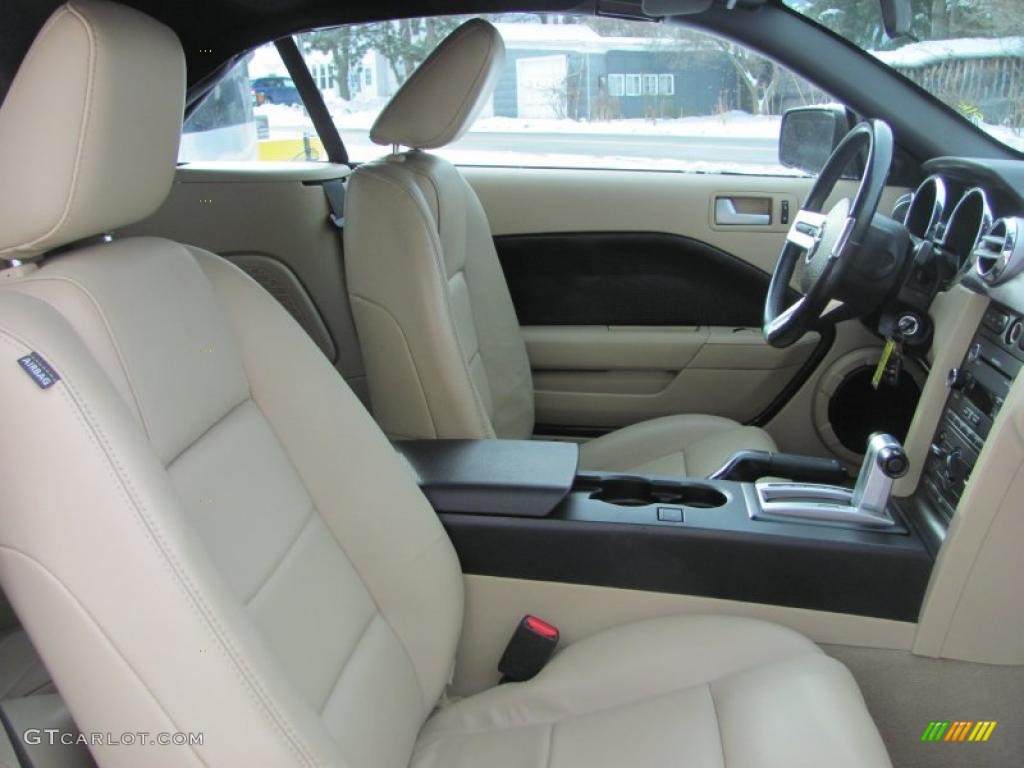 2008 Mustang V6 Premium Convertible - Alloy Metallic / Medium Parchment photo #18