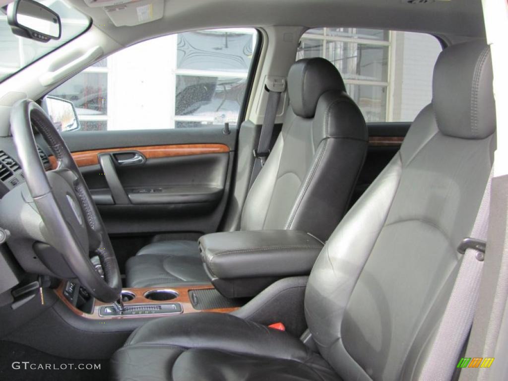 Black Interior 2007 Saturn Outlook XR AWD Photo #43523459