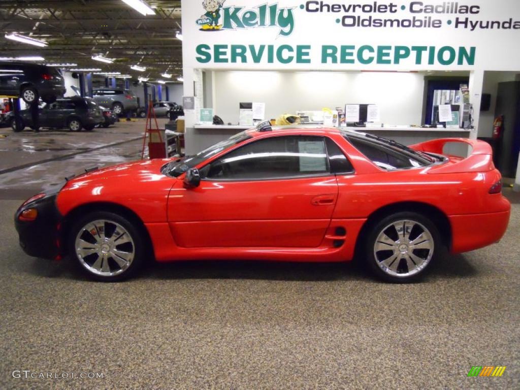 1997 3000GT SL - Caracas Red / Tan photo #5