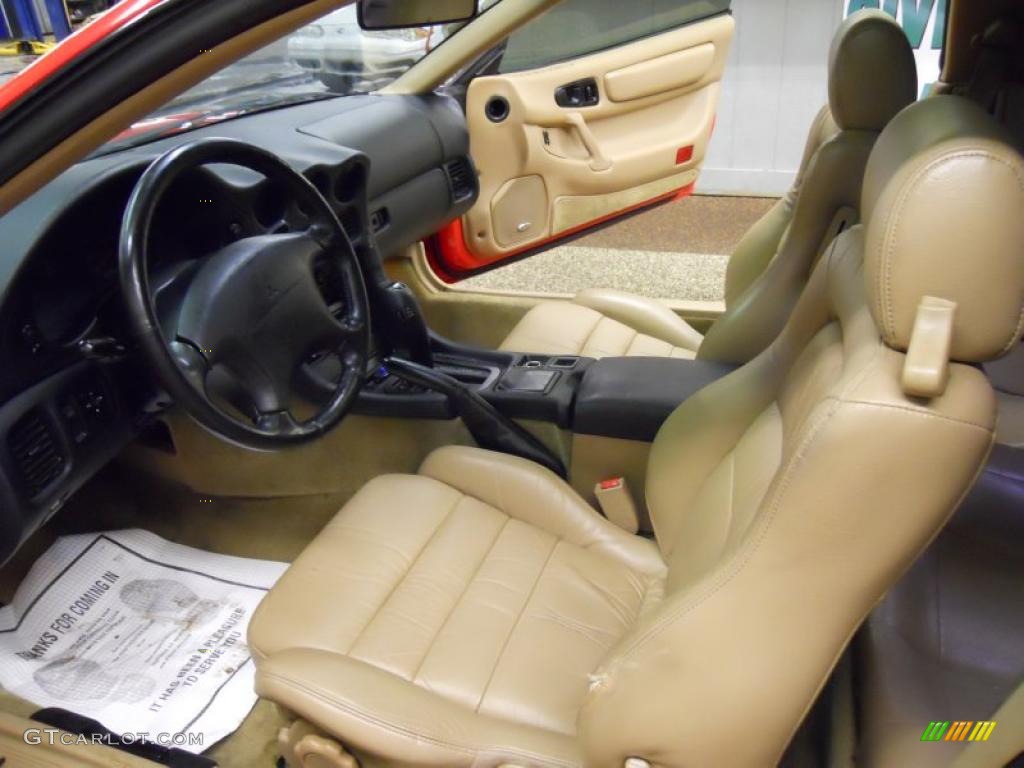 1997 3000GT SL - Caracas Red / Tan photo #13