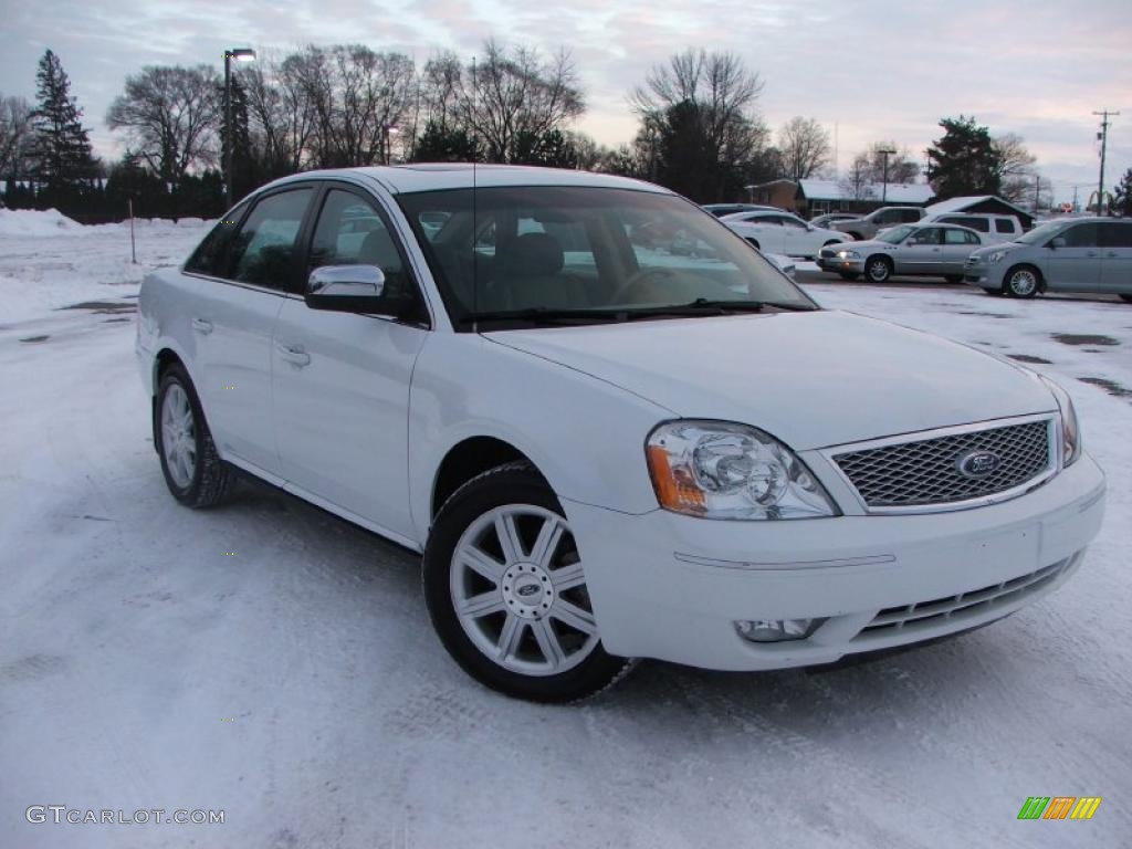 2006 Five Hundred Limited AWD - Oxford White / Pebble Beige photo #3