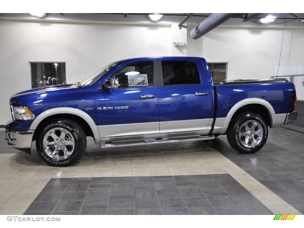 Deep Water Blue Pearl Dodge Ram 1500