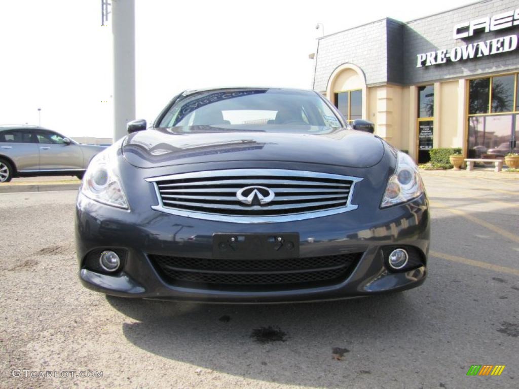2010 G 37 Journey Sedan - Blue Slate / Graphite photo #2