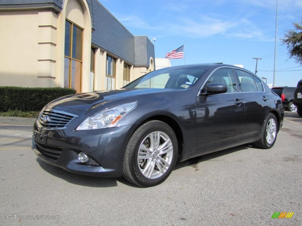 2010 G 37 Journey Sedan - Blue Slate / Graphite photo #3