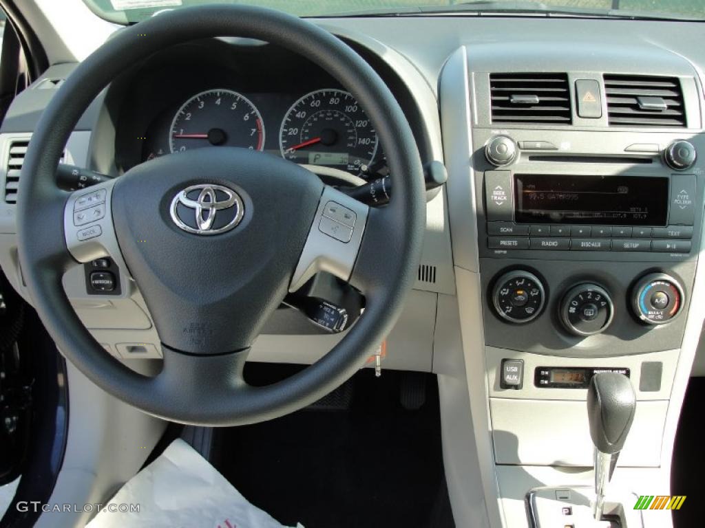2011 Toyota Corolla LE Ash Dashboard Photo #43533385