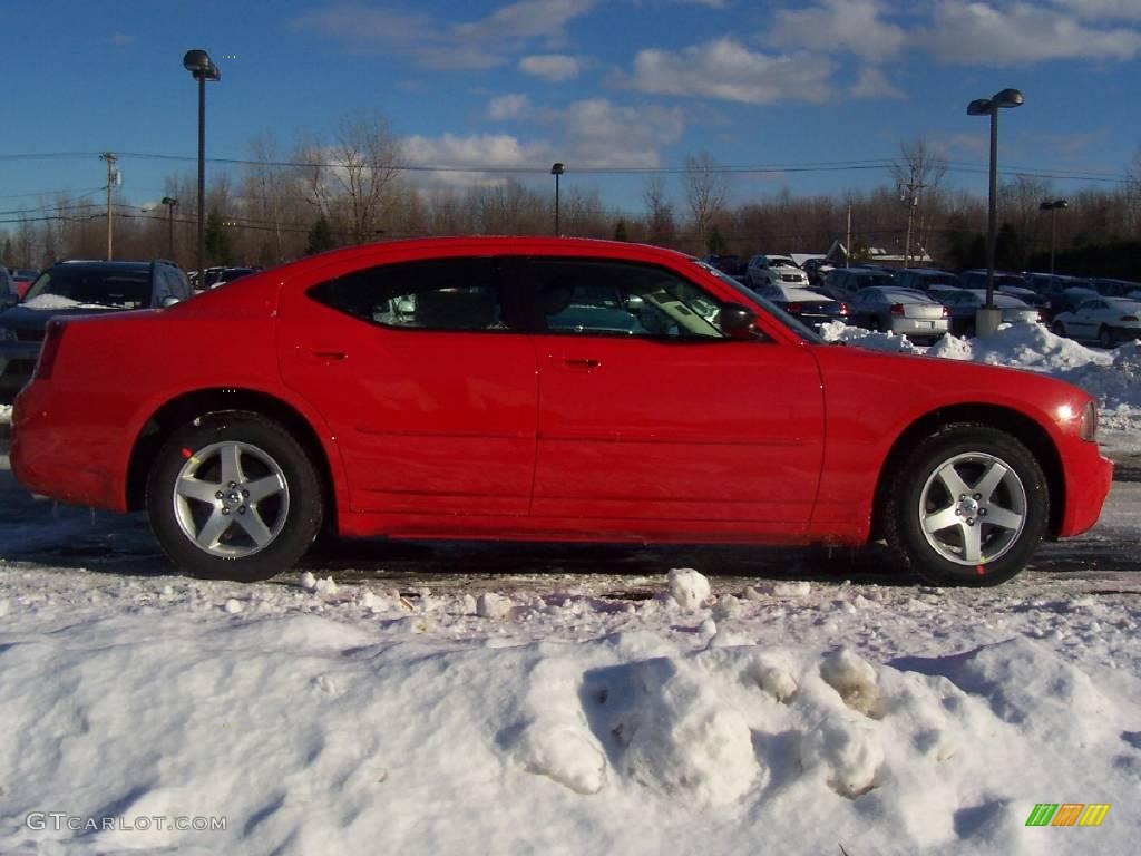 2008 Charger SE - TorRed / Dark Slate Gray photo #6