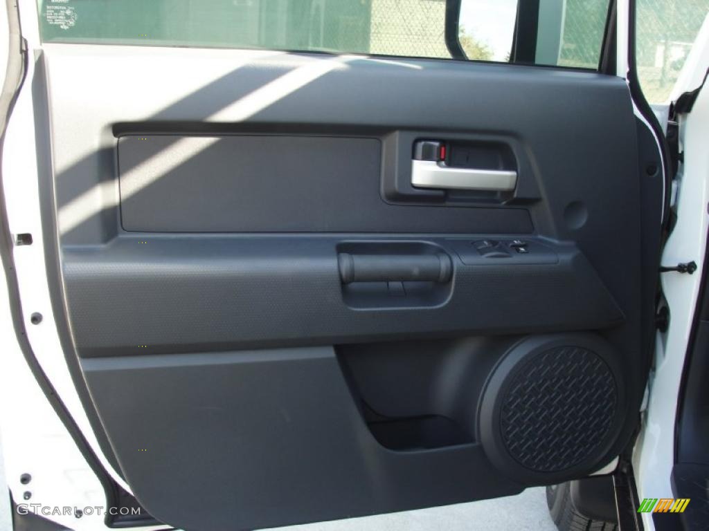 2011 Toyota FJ Cruiser Standard FJ Cruiser Model Dark Charcoal Door Panel Photo #43536894