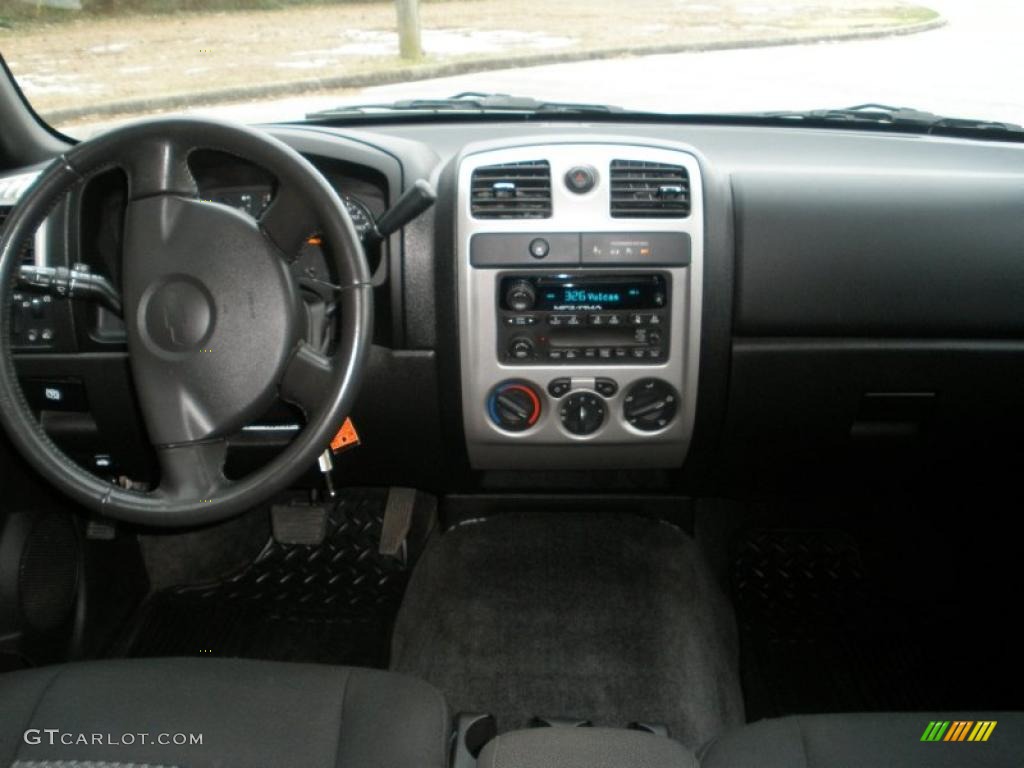 2010 Chevrolet Colorado LT Crew Cab Ebony Dashboard Photo #43538643