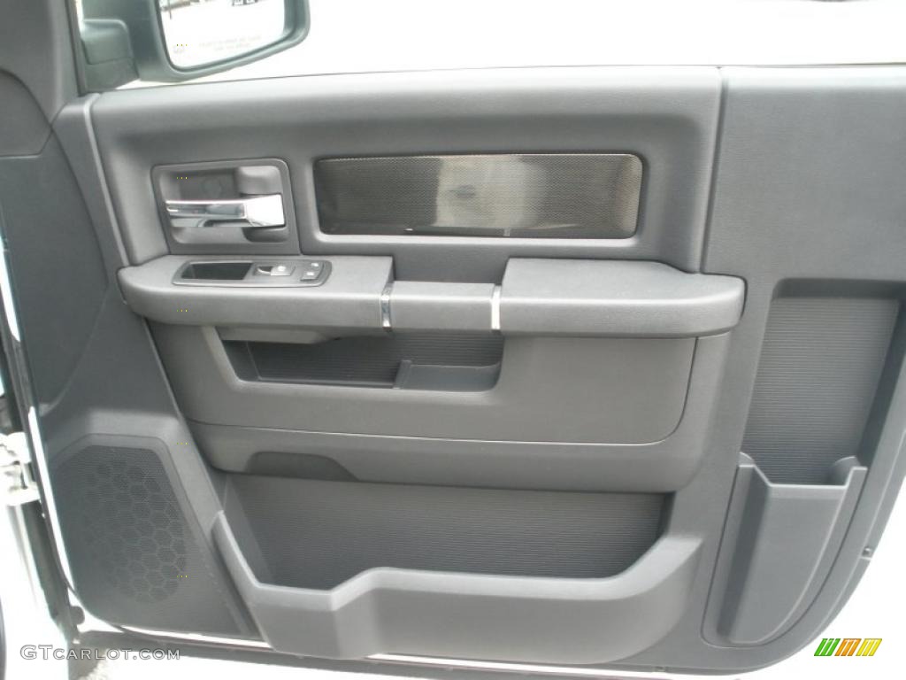 2009 Dodge Ram 1500 R/T Regular Cab Dark Slate Gray Door Panel Photo #43539227