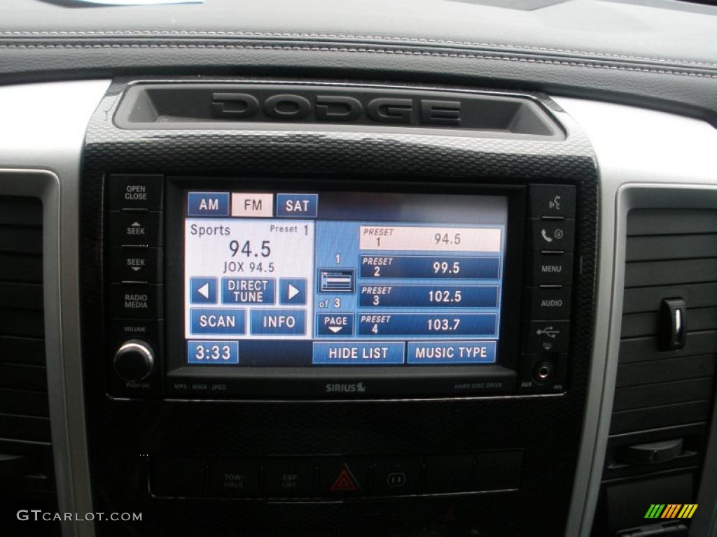 2009 Dodge Ram 1500 R/T Regular Cab Controls Photo #43539275