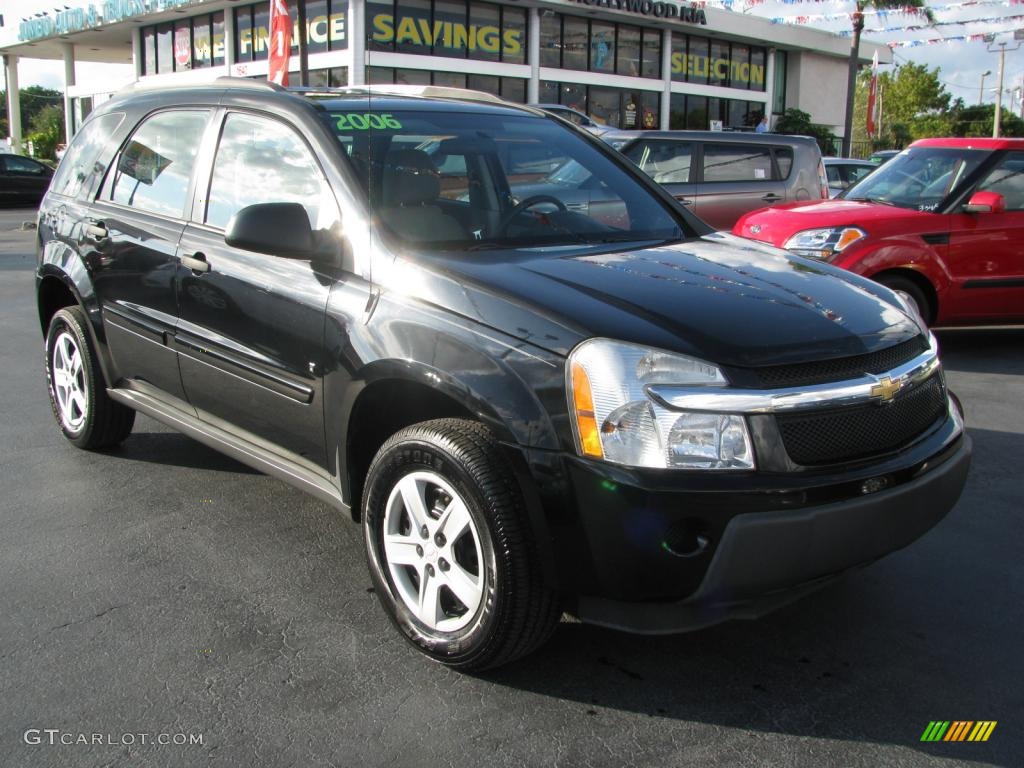 2006 Equinox LS - Black / Light Gray photo #1