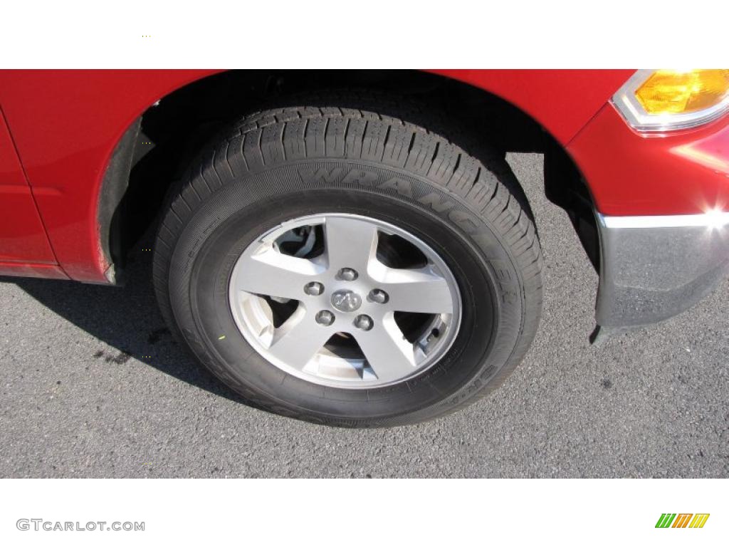 2010 Ram 1500 SLT Quad Cab 4x4 - Inferno Red Crystal Pearl / Dark Slate/Medium Graystone photo #11