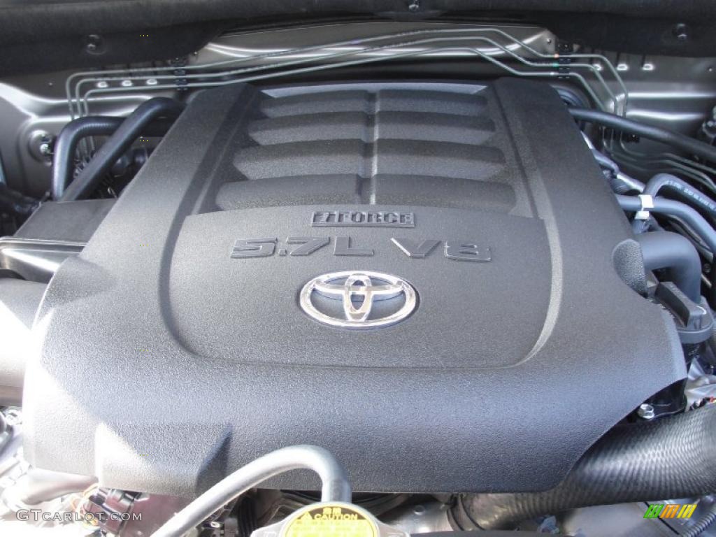 2011 Toyota Tundra TSS CrewMax 5.7 Liter i-Force DOHC 32-Valve Dual VVT-i V8 Engine Photo #43540531