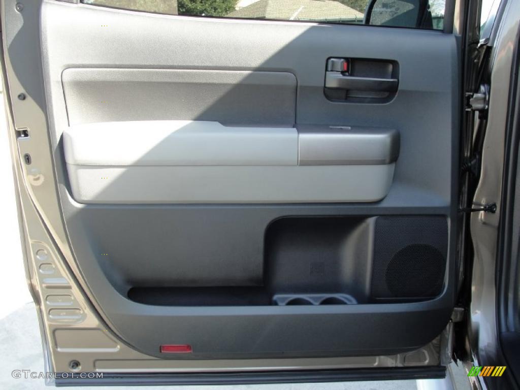 2011 Toyota Tundra TSS CrewMax Graphite Gray Door Panel Photo #43540543