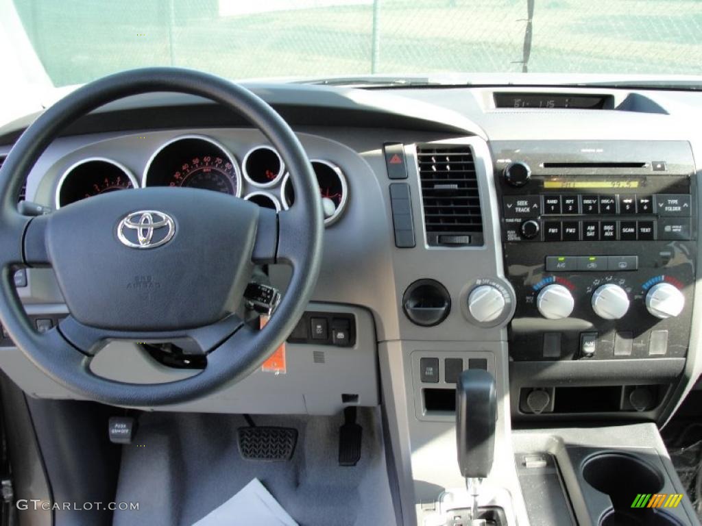 2011 Toyota Tundra TSS CrewMax Graphite Gray Dashboard Photo #43540619