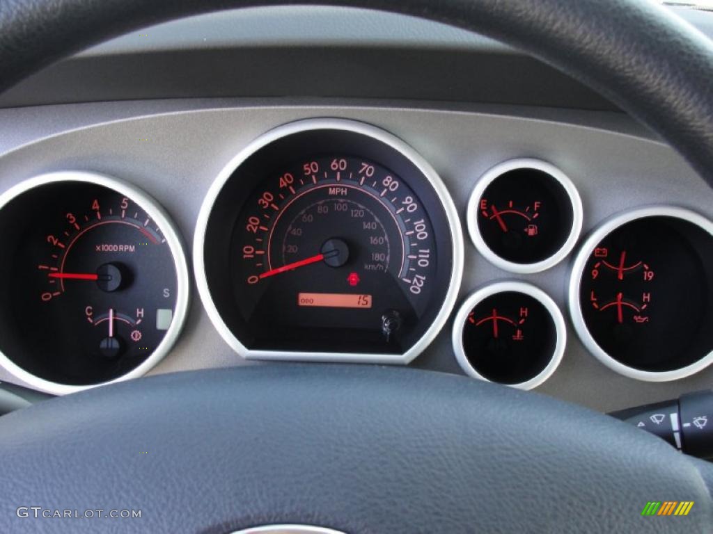 2011 Toyota Tundra TSS CrewMax Gauges Photo #43540731