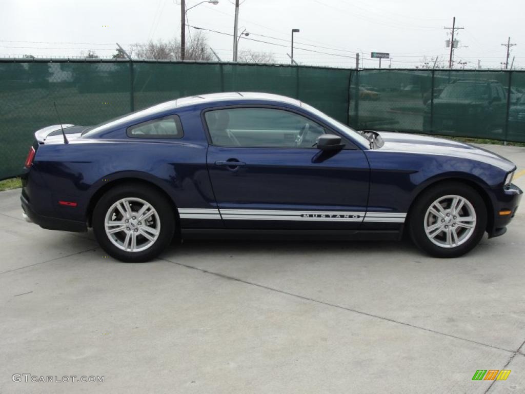 2011 Mustang V6 Coupe - Kona Blue Metallic / Stone photo #2