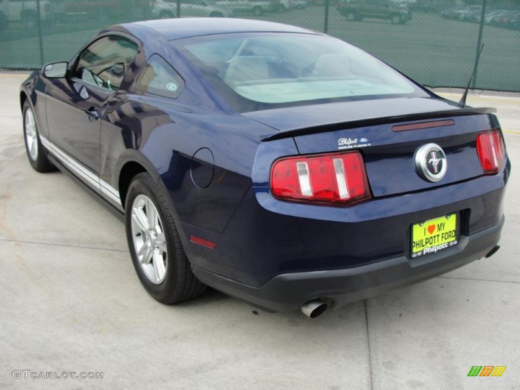 2011 Mustang V6 Coupe - Kona Blue Metallic / Stone photo #5