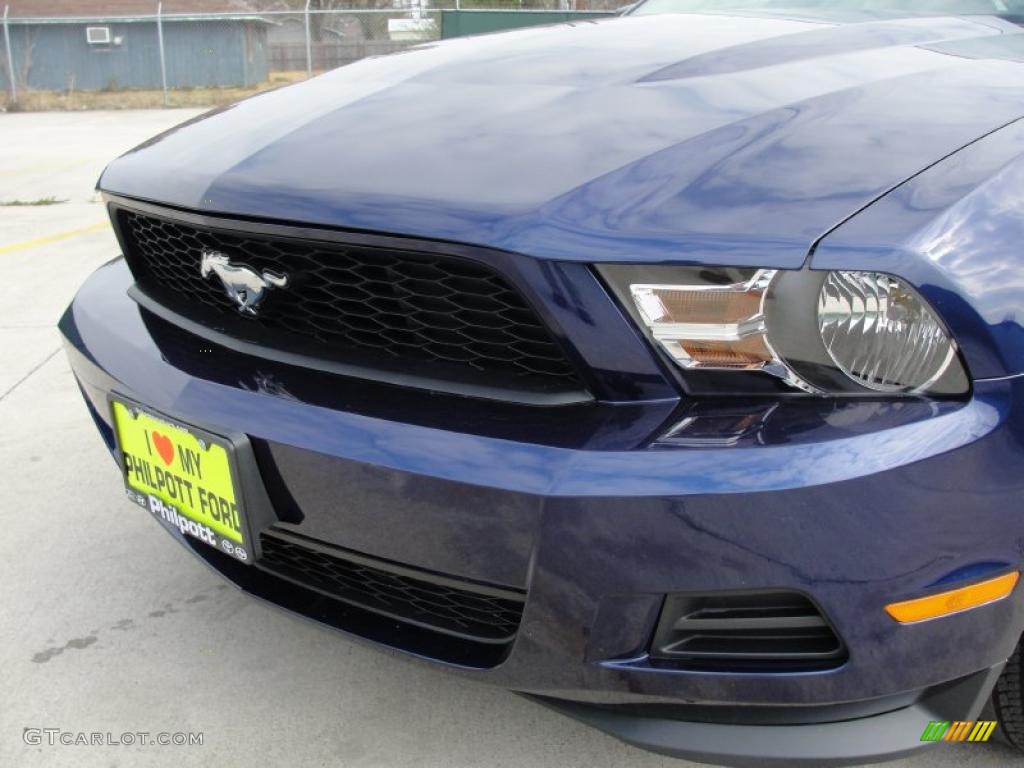 2011 Mustang V6 Coupe - Kona Blue Metallic / Stone photo #12