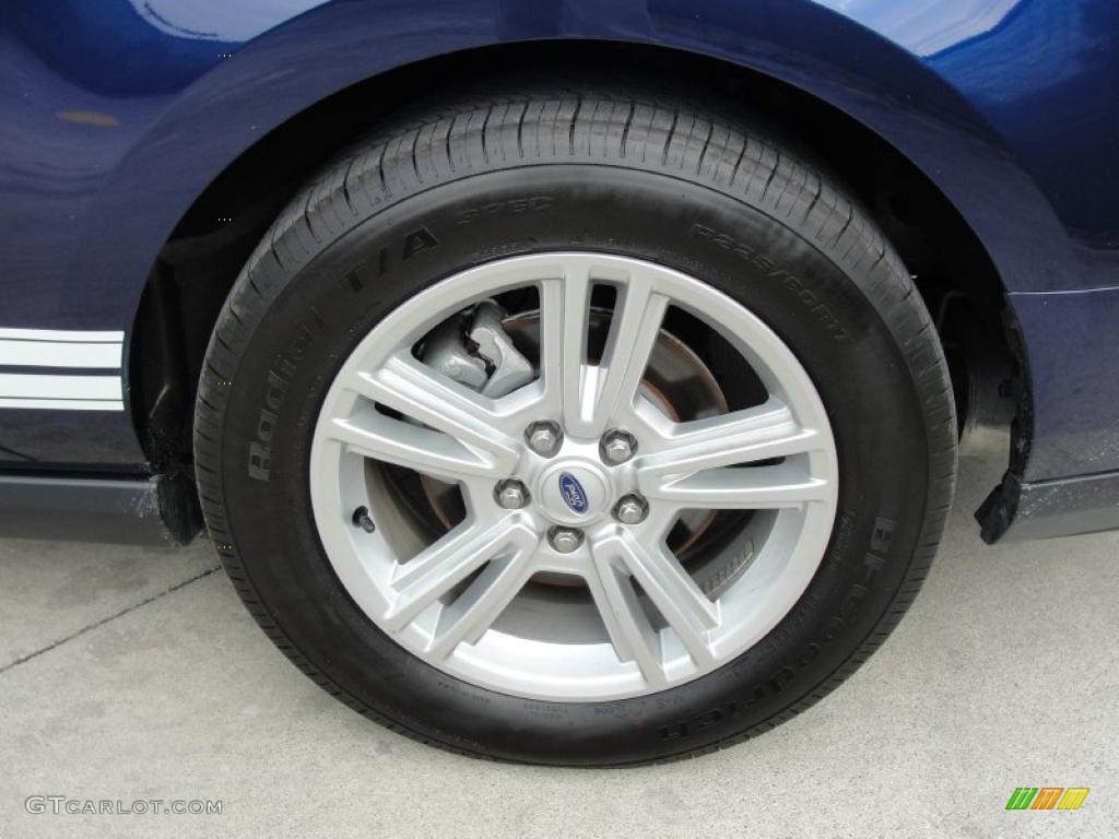 2011 Mustang V6 Coupe - Kona Blue Metallic / Stone photo #14
