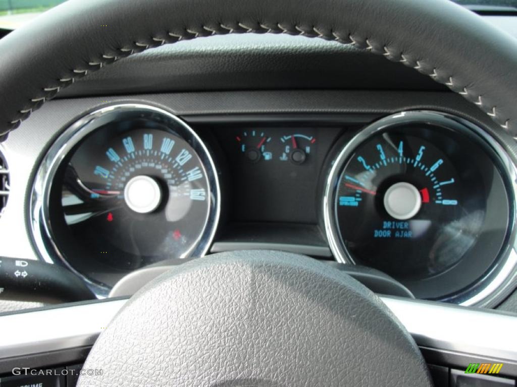 2011 Mustang V6 Coupe - Kona Blue Metallic / Stone photo #40