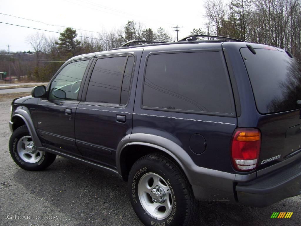 2000 Explorer XLT 4x4 - Deep Wedgewood Blue Metallic / Medium Graphite photo #1