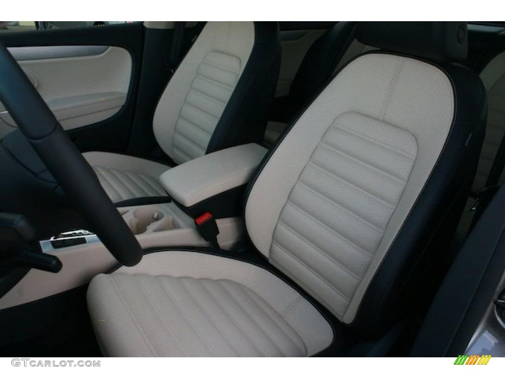 Cornsilk Beige/Black Interior 2011 Volkswagen CC Lux Photo #43541896