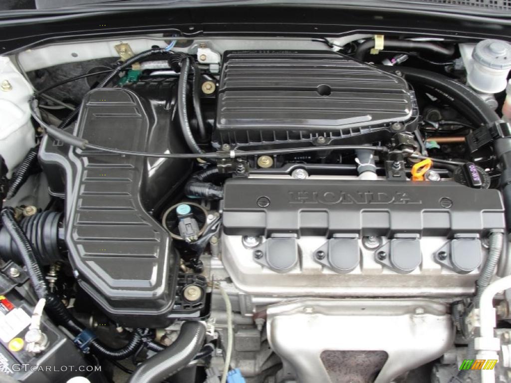 2005 Honda Civic Value Package Coupe 1.7L SOHC 16V VTEC 4 Cylinder Engine Photo #43542120