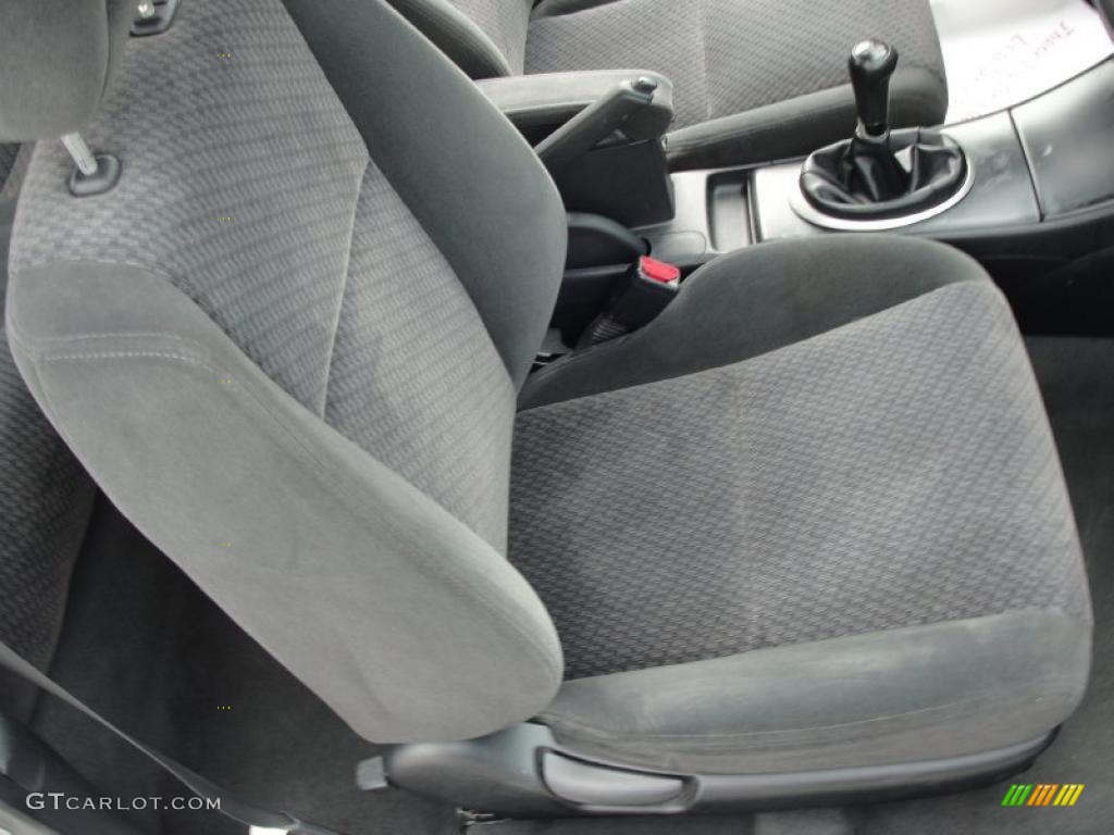 Black Interior 2005 Honda Civic Value Package Coupe Photo #43542160