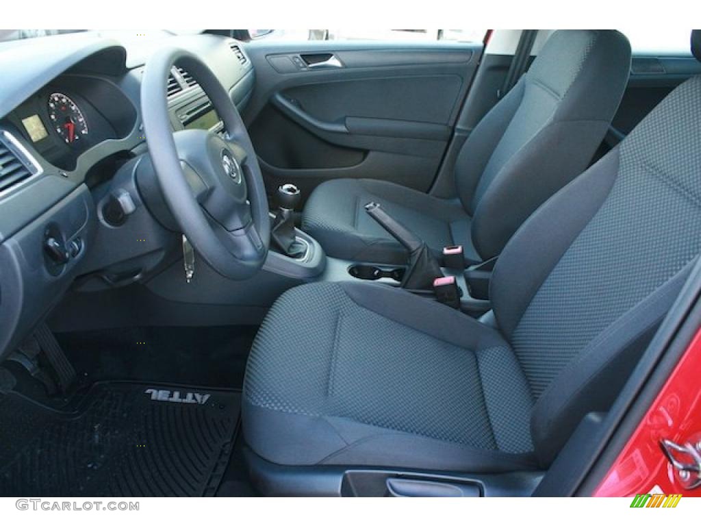 Titan Black Interior 2011 Volkswagen Jetta S Sedan Photo #43543568