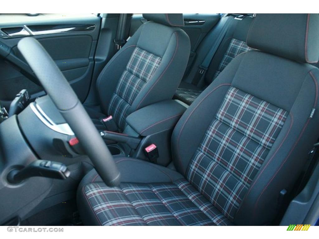 Interlagos Plaid Cloth Interior 2011 Volkswagen GTI 4 Door Photo #43543836
