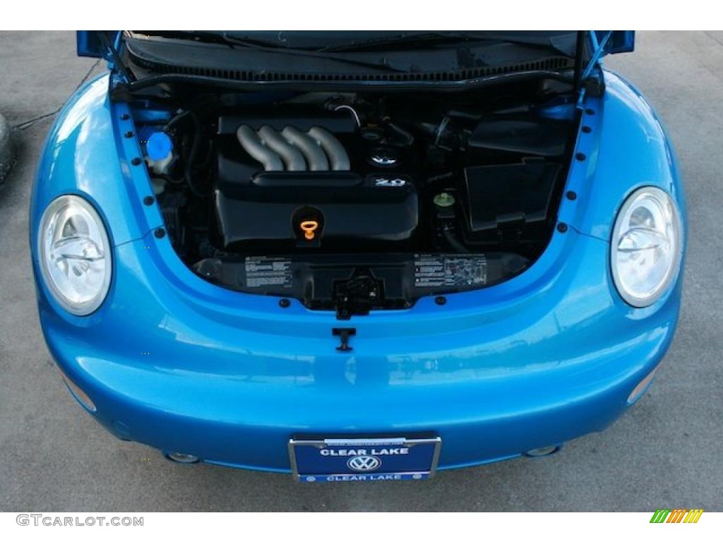2004 Volkswagen New Beetle Satellite Blue Edition Coupe 2.0 Liter SOHC 8-Valve 4 Cylinder Engine Photo #43544136