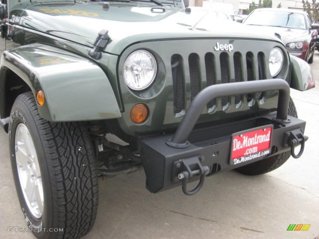 2009 Wrangler Unlimited Sahara 4x4 - Jeep Green Metallic / Dark Slate Gray/Medium Slate Gray photo #45